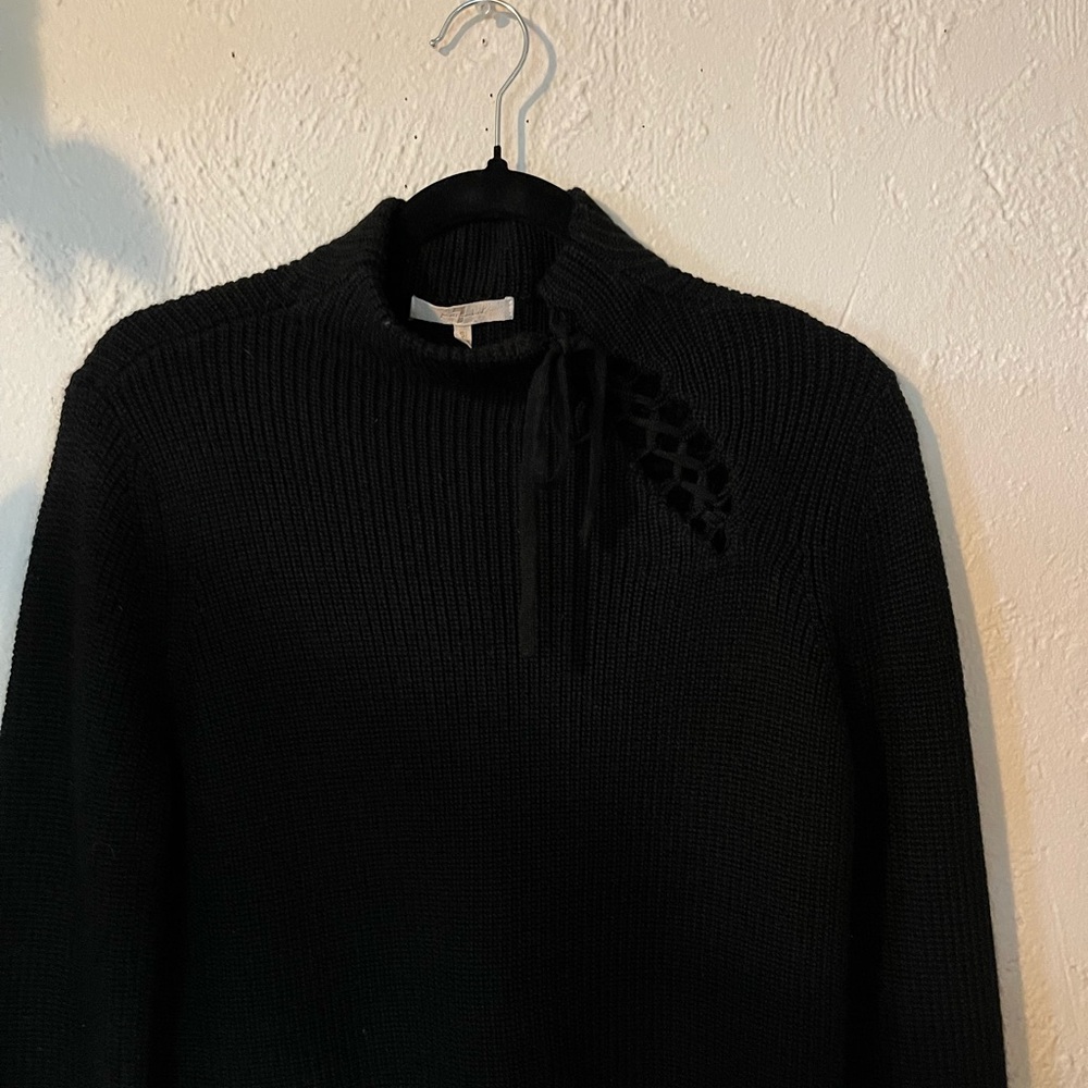 7 For All Mankind Black Women's Sweater - Picture 3 of 8